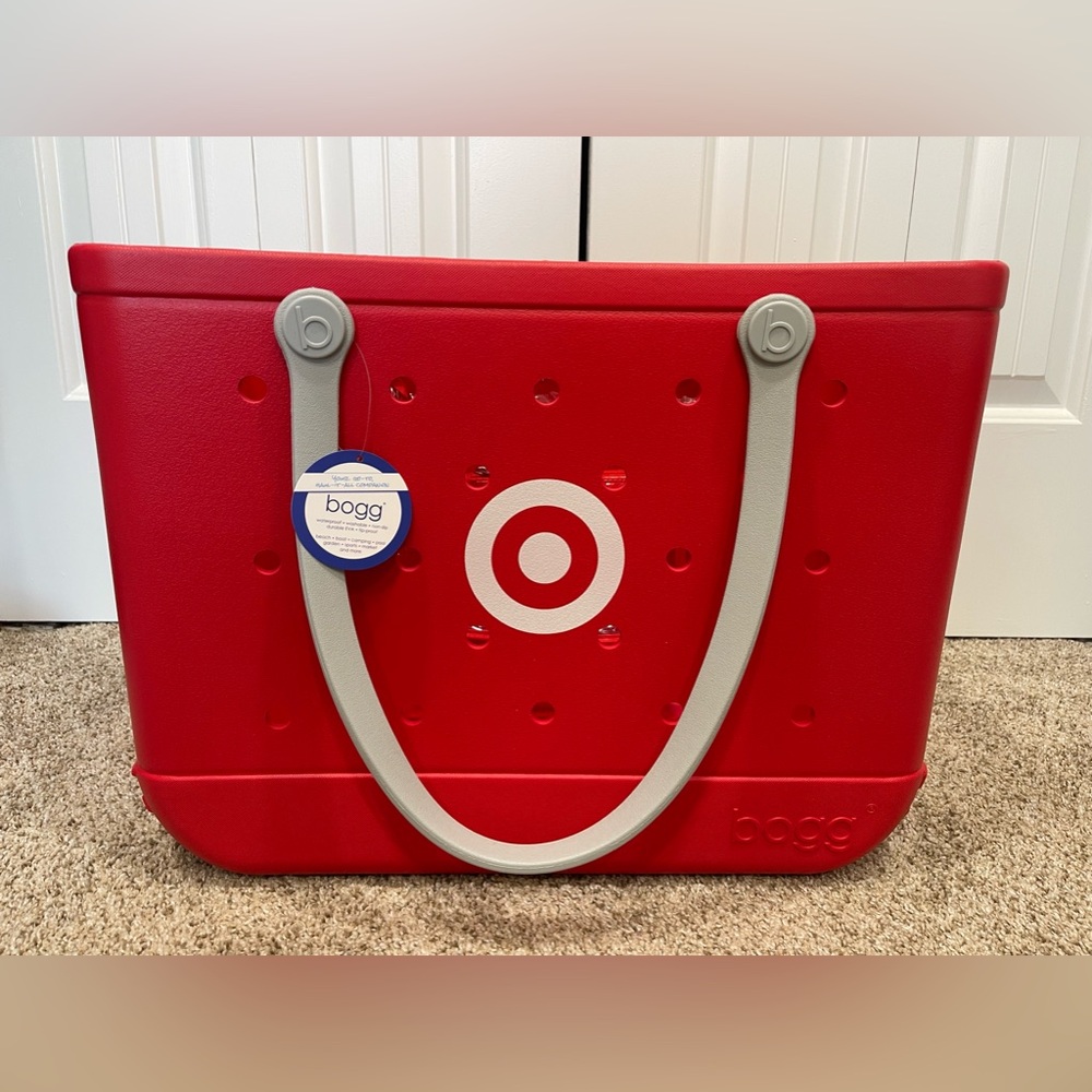 BOGG BAG x TARGET LIMITED EDITON Large Red Tote NWT Bullseye